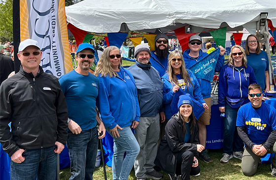 2026 Pool Pedal Paddle SELCO employees around the SELCO booth.