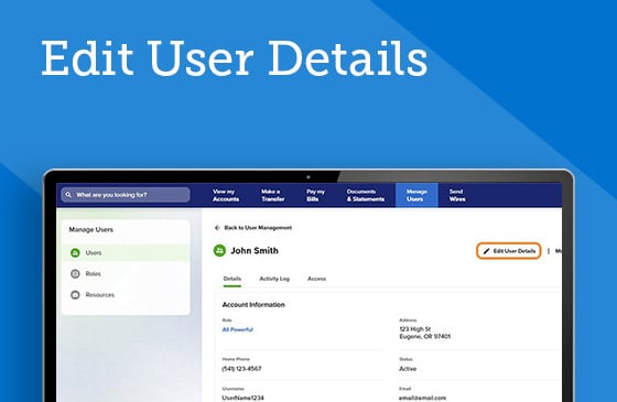 Edit User Details