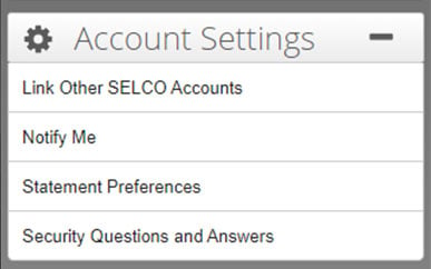 Setting Up Multi-Account Access SELCO Online Banking Step 2.