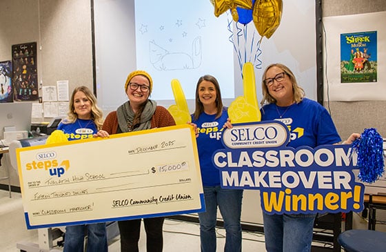 2025 classroom makeover recipient Tualatin Middle School