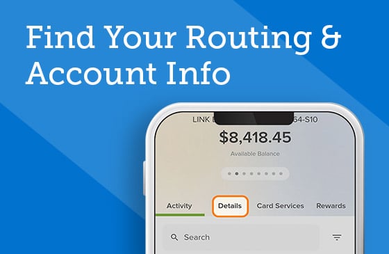 Find Your Routing Number Graphic