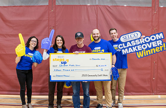2025 classroom makeover recipient Obsidian Middle School