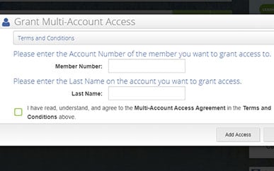 Setting Up Multi-Account Access SELCO Online Banking Step 4.